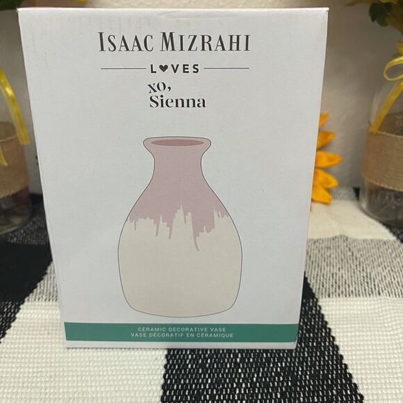Isaac Mizrahi XO Sienna Ceramic Vase - Picture 2 of 7